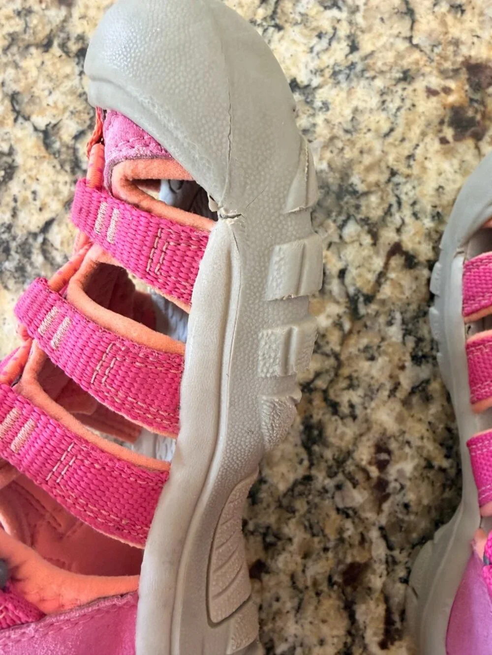 KEEN Kids Pink Coral Closed Toe Sport Water Sandals Size 12